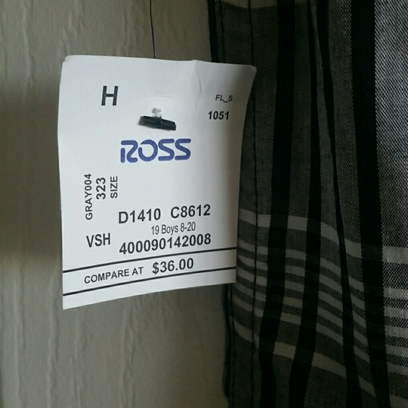 Burnside boys s/s button-up shirt size S/8 NWT - Picture 6 of 6